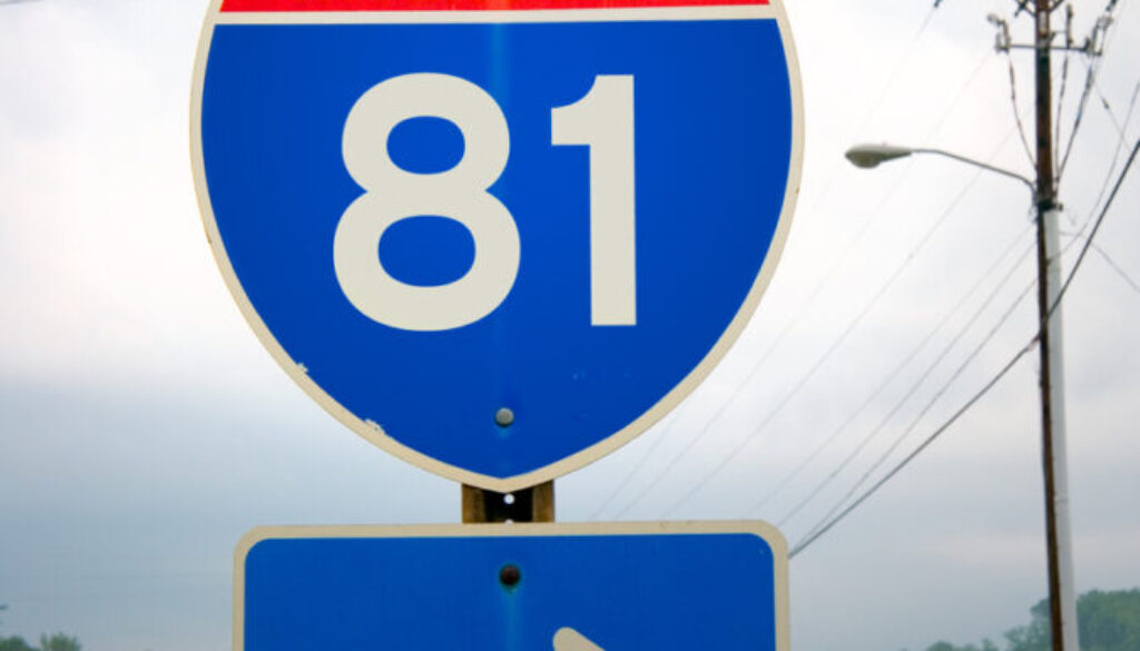 Interstate 81 Road Sign