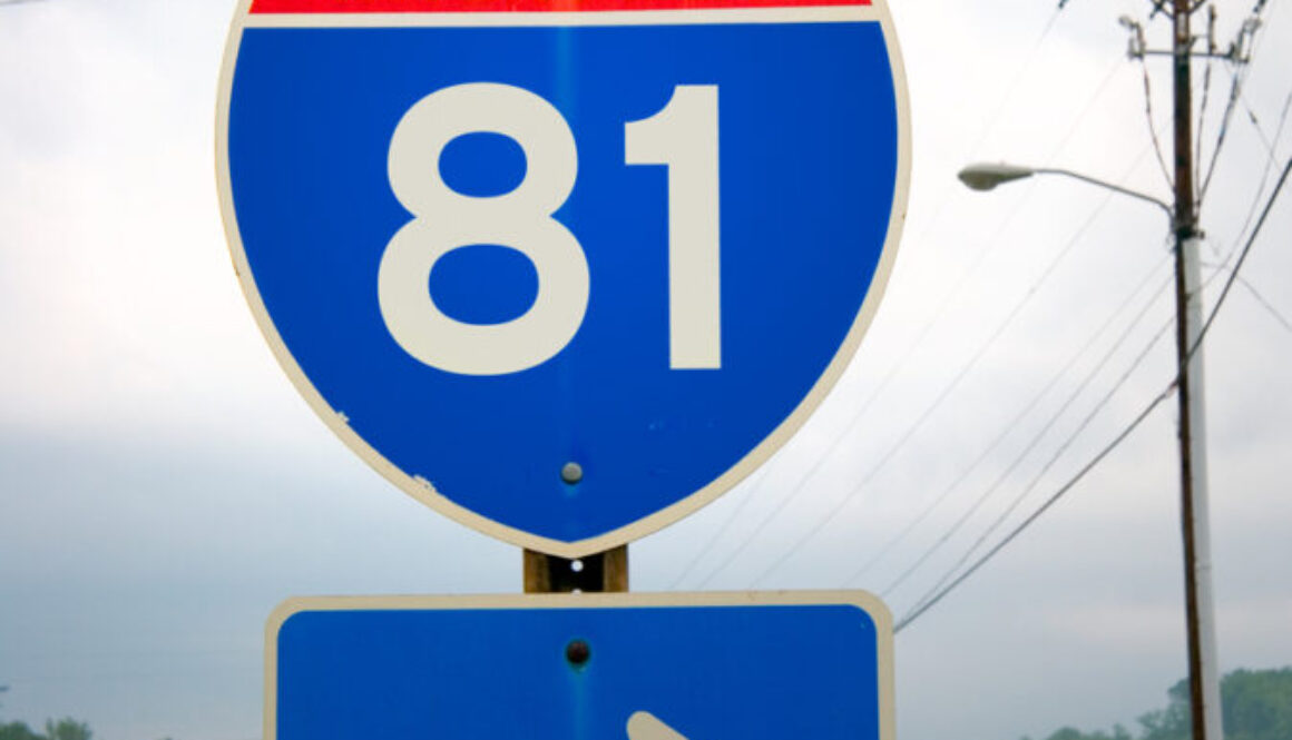 Interstate 81 Road Sign